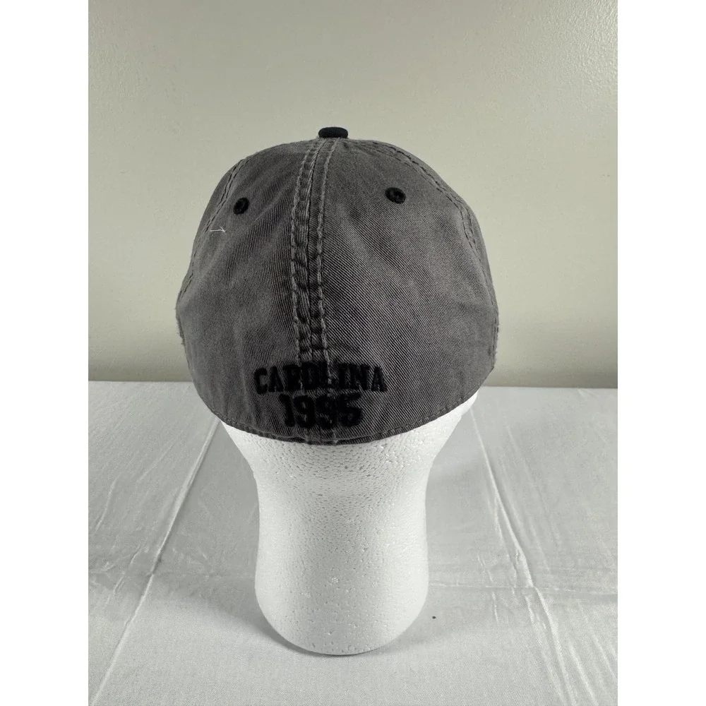Carolina Panthers NFL 47 Brand Hat Mens Charcoal Gray Distressed Patch Cap Small